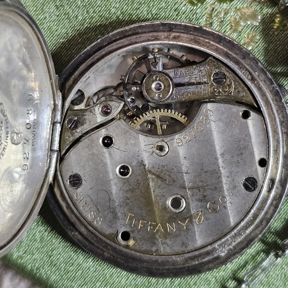 Tiffany's Sterling Silver Pin Set Vintage Watch Necklace - Picture 15 of 16